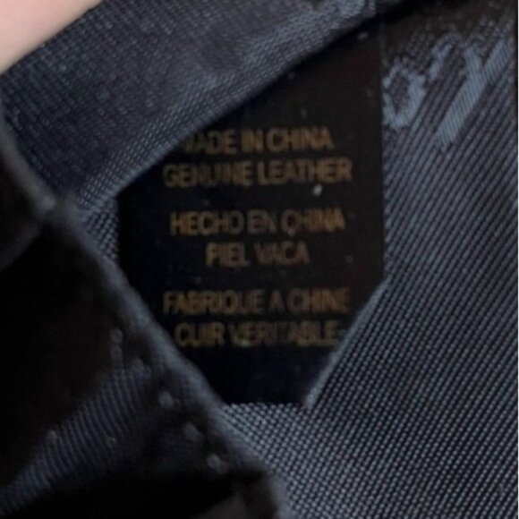 Fossil Keyper Black Leather Tri-fold Wallet ID Key Fob Clutch - Picture 9 of 10